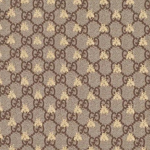 Gucci GG Gold BIG Bee SUPREME ❤️💚🐝 Silk Scarf - Picture 4 of 9